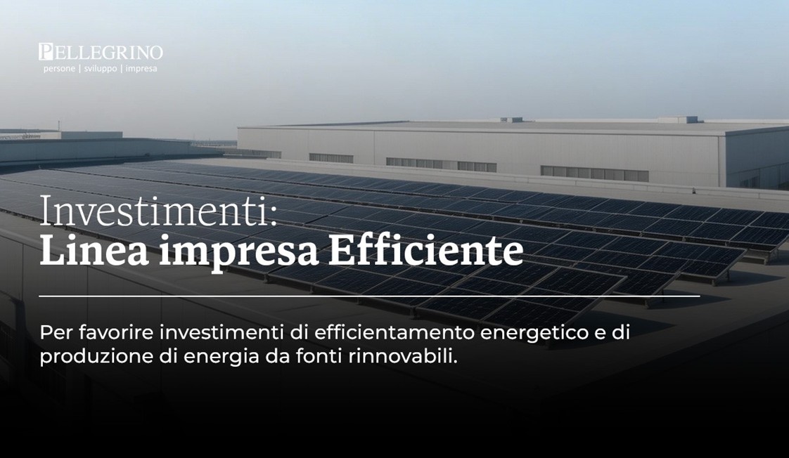 Investimenti per l’efficientamento energetico delle imprese